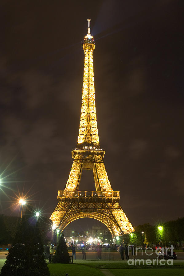 Eiffel tower by night #7 Photograph by Fabrizio Ruggeri
