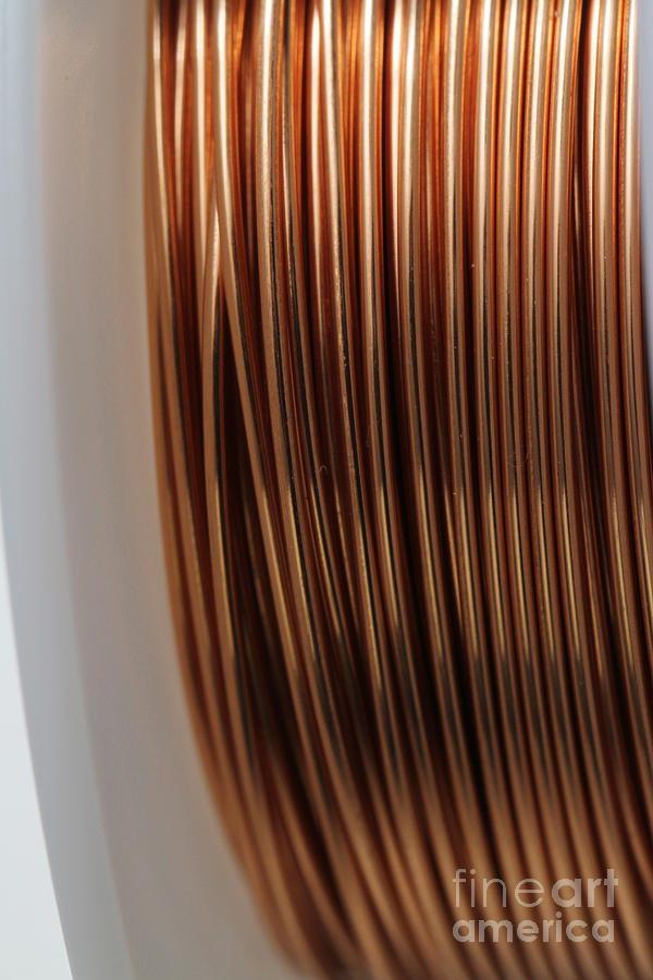 Enamel Coated Copper Wire #2 Photograph by Photo Researchers, Inc.