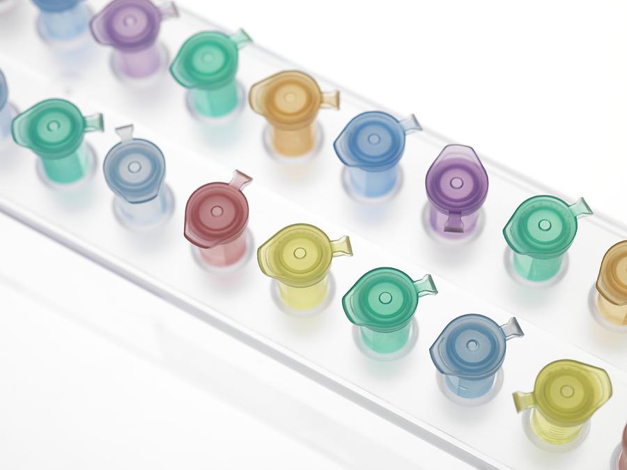 Eppendorf Tubes Photograph by Tek Image Pixels