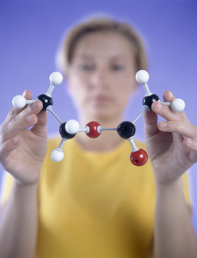 Woman Photograph - Ethyl Acetate Molecule #2 by Cristina Pedrazzini