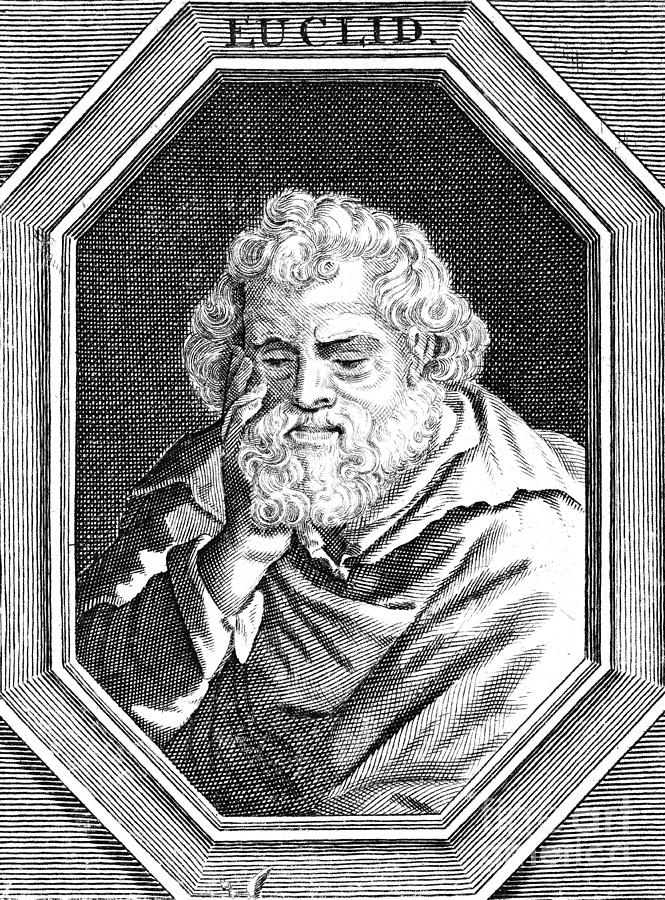 Euclid, Ancient Greek Mathematician #2 Photograph by Science Source