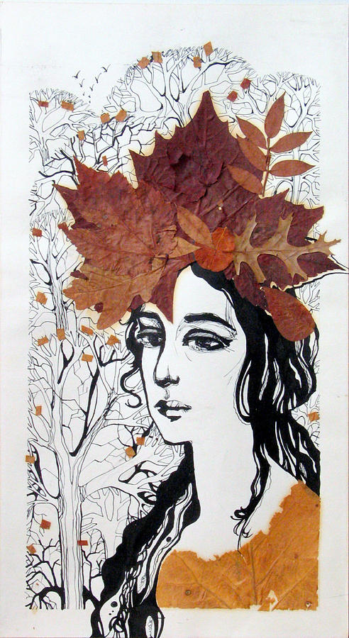 Fall #2 Painting by Valentina Plishchina