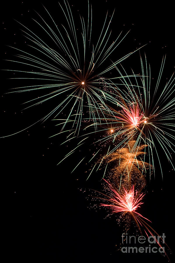 Fireworks #2 Photograph by Cindy Singleton
