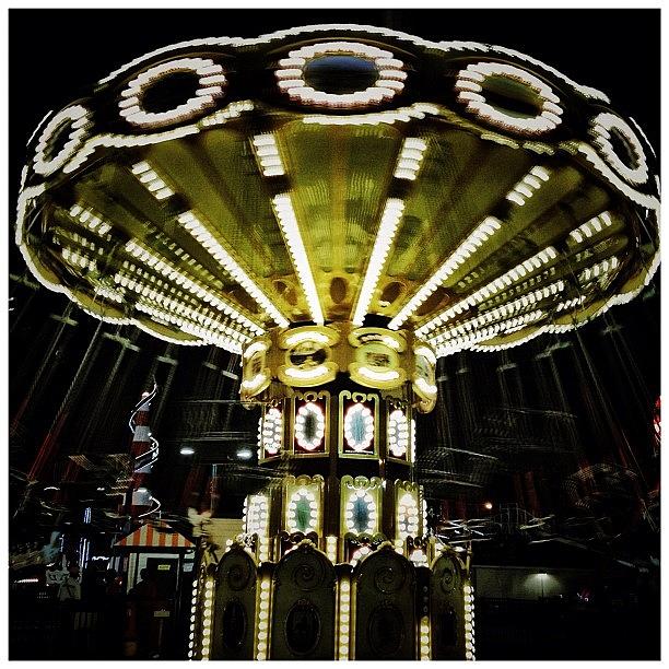 Lunapark Photograph - Flying Carousel #2 by Natasha Marco