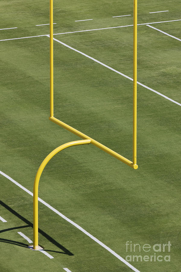 Football Goal Post Photograph by Jeremy Woodhouse