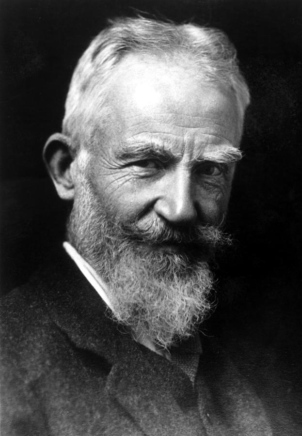 Beard Photograph - George Bernard Shaw 1856-1950, Irish #2 by Everett