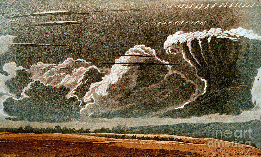 German Cloud Atlas, 1819 #1 Photograph by Science Source