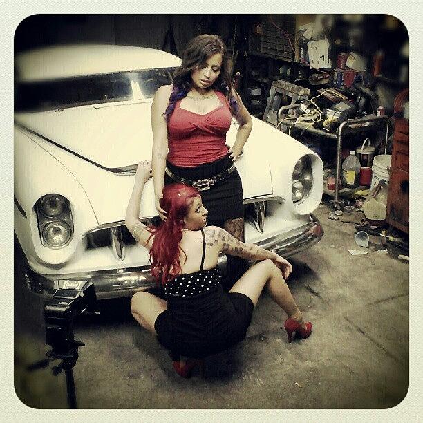 Car Photograph - 2 Girls 1 Car!
#destiny #stripper by Shawn Jones