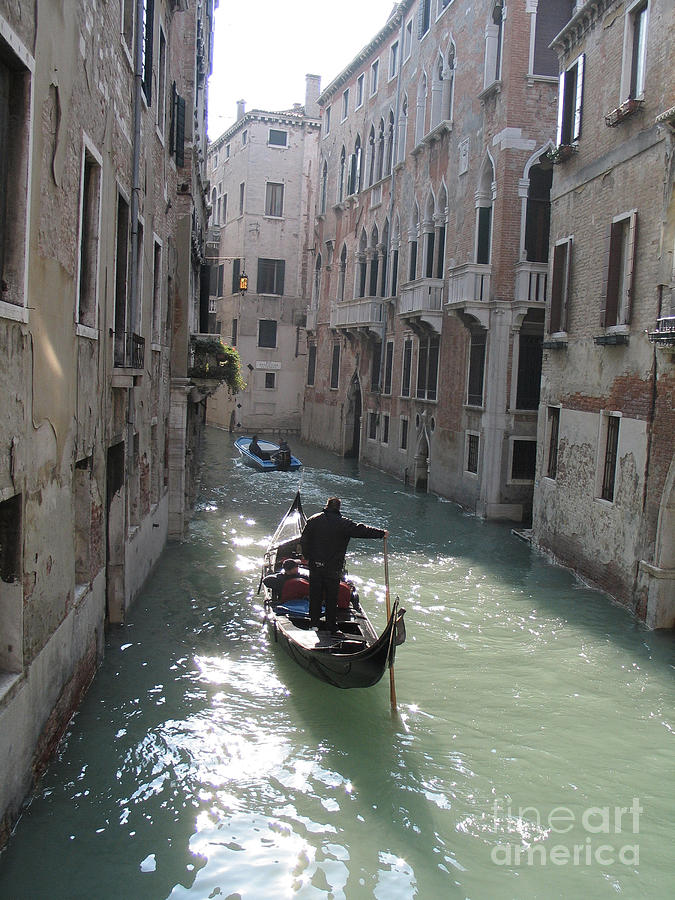 Holiday Photograph - Gondola. Venice #2 by Bernard Jaubert