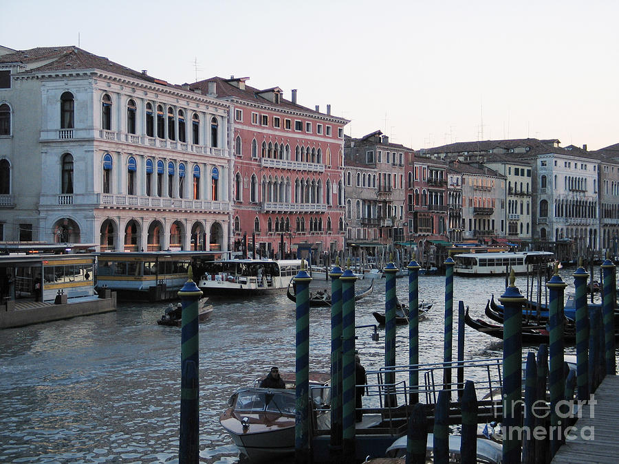 Holiday Photograph - Grand canal. Venice #2 by Bernard Jaubert