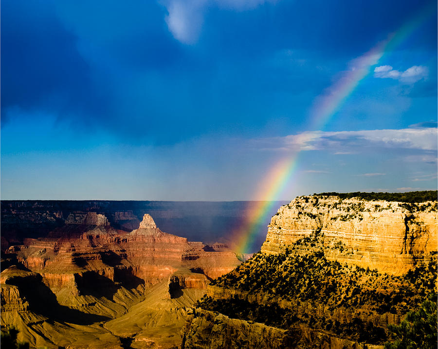 Grand Canyon Rainbow #2 Photograph by Ernest Hamilton - Fine Art America