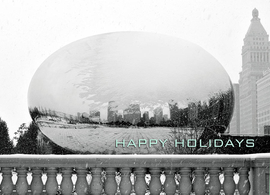 Happy Holidays from Chicago #2 Photograph by Laura Kinker