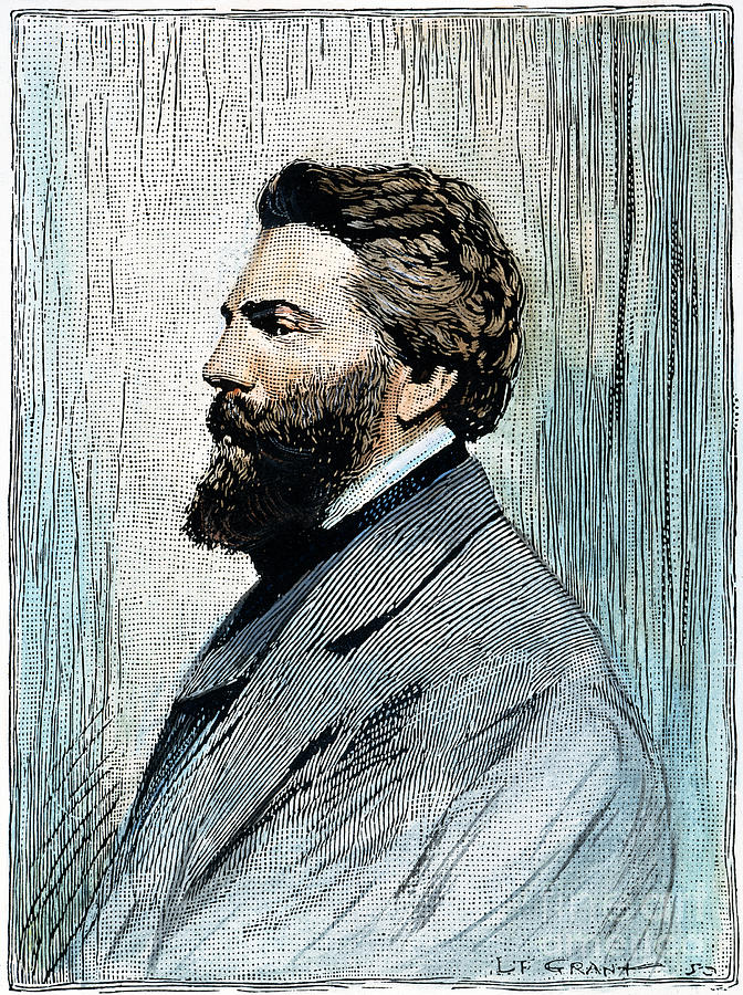 Herman Melville Photograph by Granger