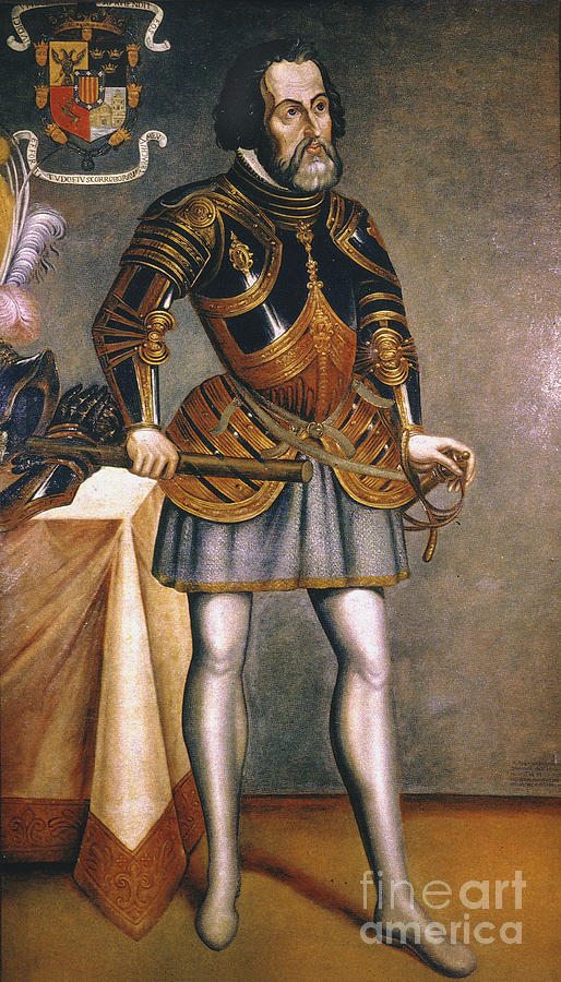 Hernando Cortes (1485-1547) #2 Photograph by Granger