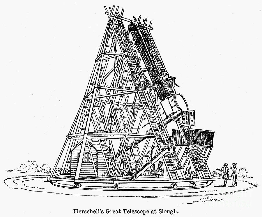 Herschels Telescope, 1789 #2 Photograph by Granger