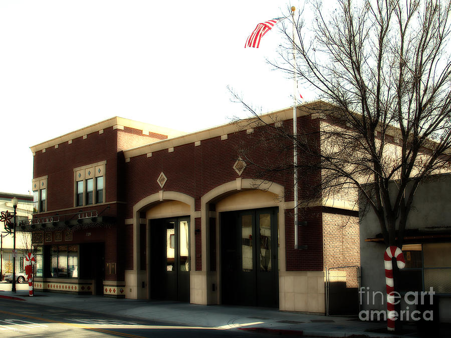 Historic Niles District in California Near Fremont . Niles Fire Station Number 2 . 7D10732 #2 Photograph by Wingsdomain Art and Photography