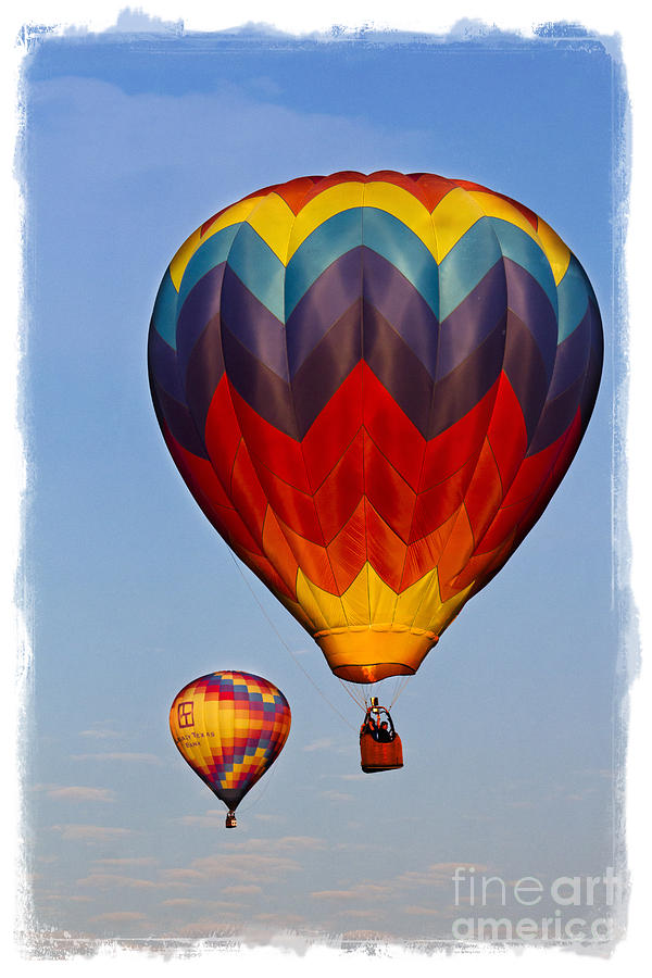 Hot air balloons #2 Photograph by Elena Nosyreva