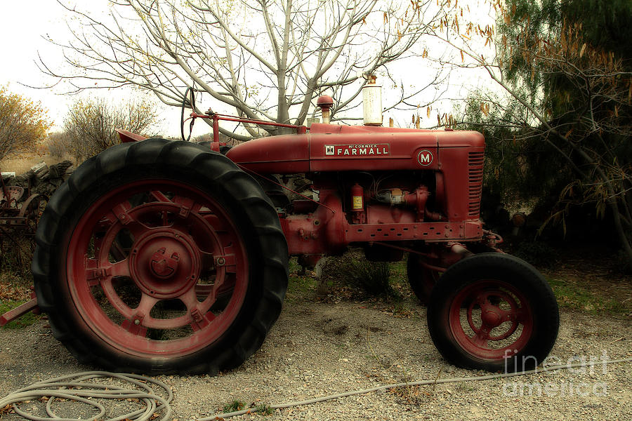 International Harvester McCormick Farmall Farm Tractor . 7D10320 #2 Photograph by Wingsdomain Art and Photography