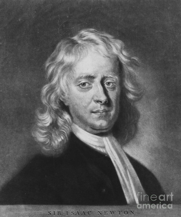 Isaac Newton, English Polymath #2 Photograph by Omikron