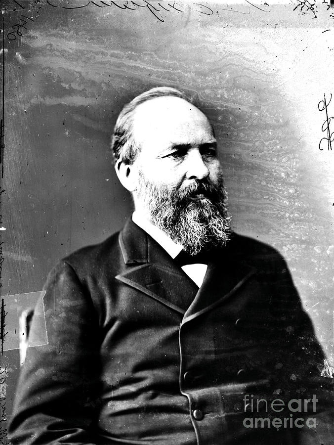 James A. Garfield, 20th American #2 Photograph by Photo Researchers