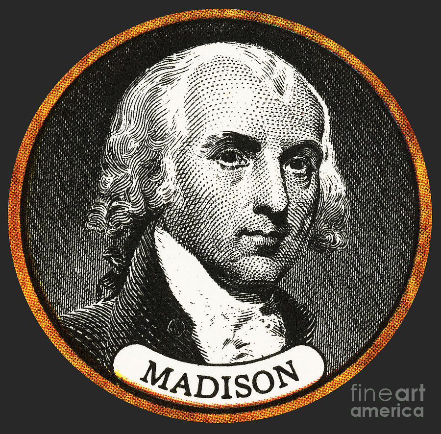 James Madison, 4th American President #2 Photograph by Photo Researchers