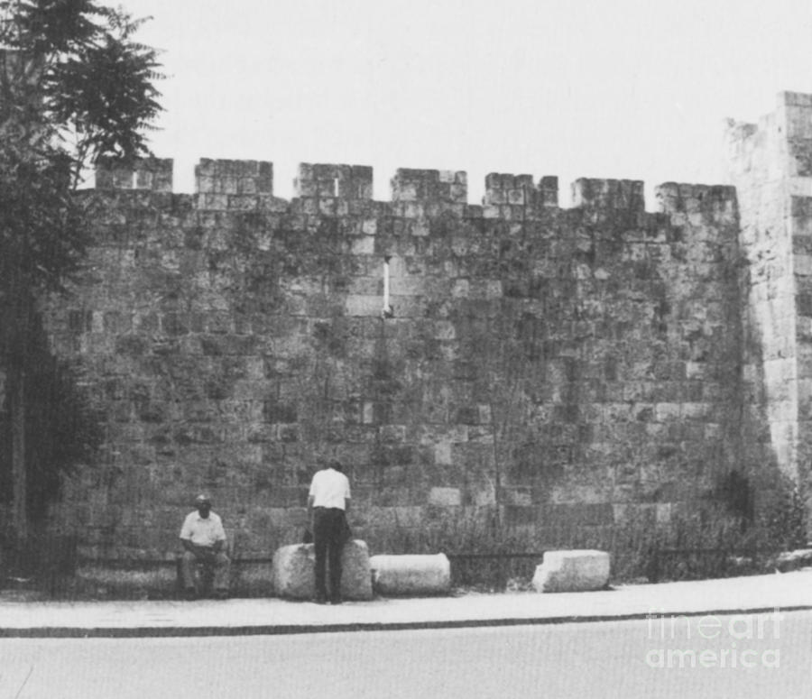 Jerusalem City Wall, Historic Site #2 Photograph by Photo Researchers