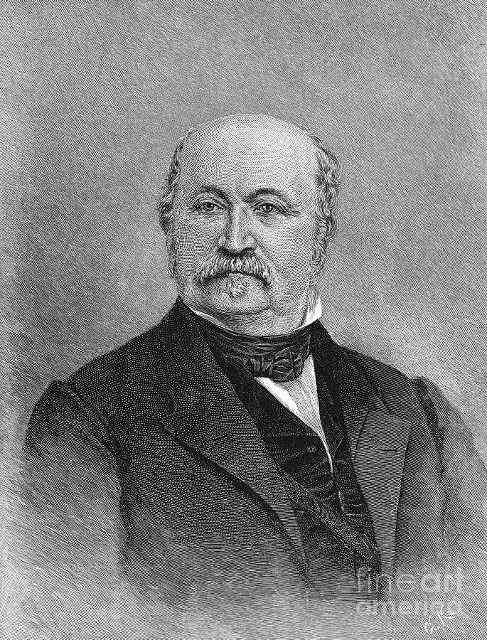 Portrait Photograph - John A. Sutter (1803-1880) #2 by Granger