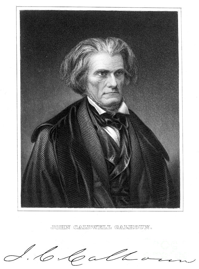 Portrait Photograph - John C. Calhoun (1782-1850) #2 by Granger