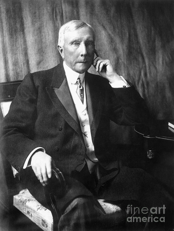 John D. Rockefeller #2 Photograph by Granger