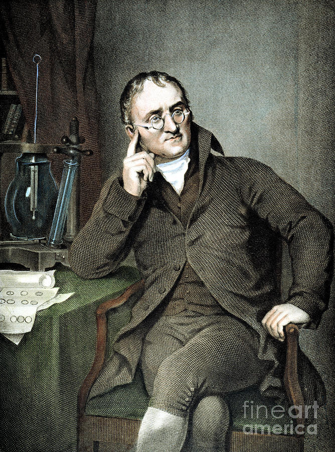 John Dalton (1766-1844) Photograph by Granger