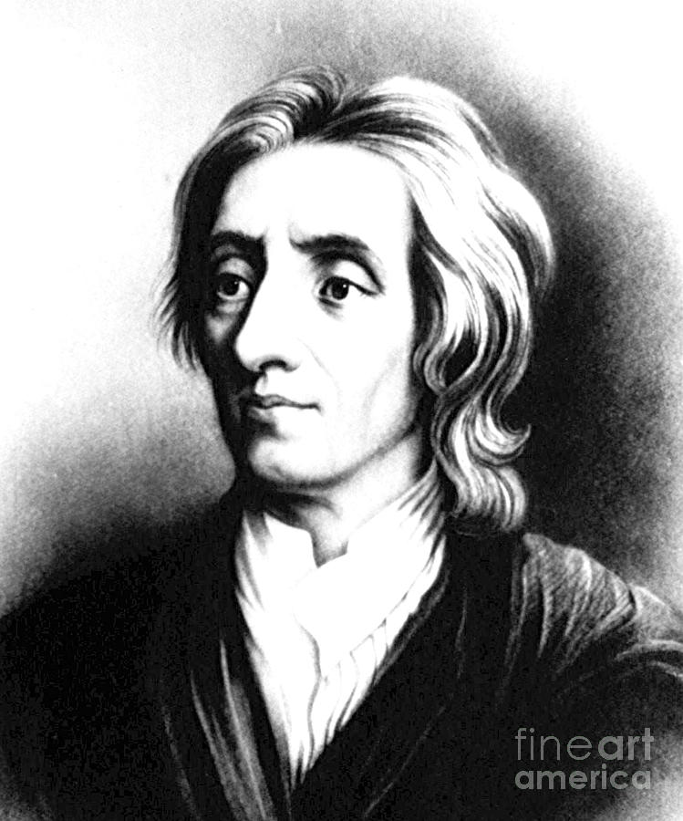Portrait Photograph - John Locke, English Philosopher, Father #2 by Science Source