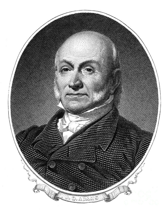 Portrait Photograph - John Quincy Adams #2 by Granger
