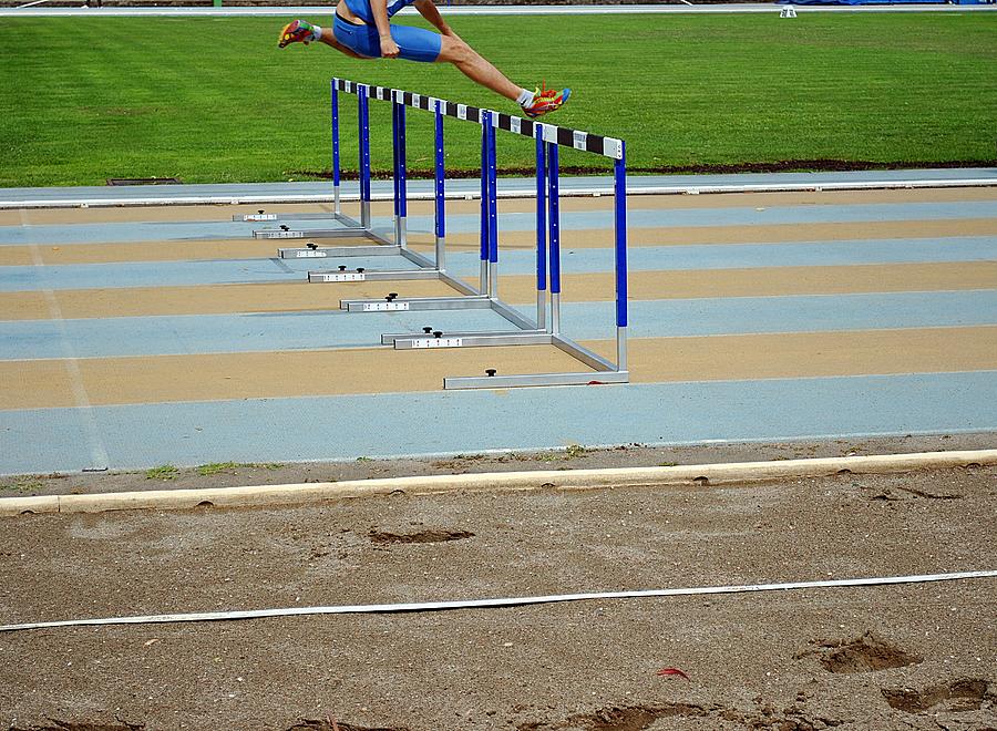 Jumping The Obstacles Photograph by John Vito Figorito - Pixels