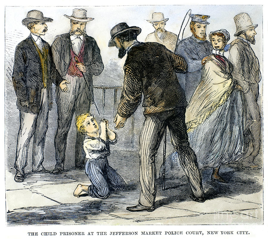 Juvenile Crime, 1868 #2 Photograph by Granger