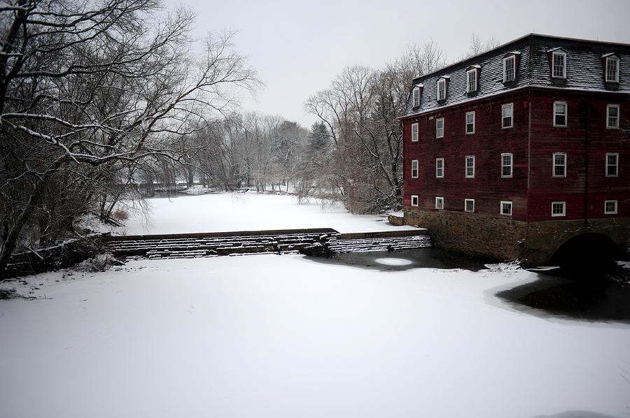 Winter Photograph - Kingston Mill #2 by Frank DiGiovanni