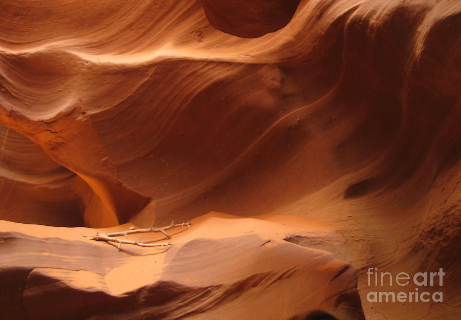 Antelope Canyon Photograph - Left behind . . . by Judee Stalmack