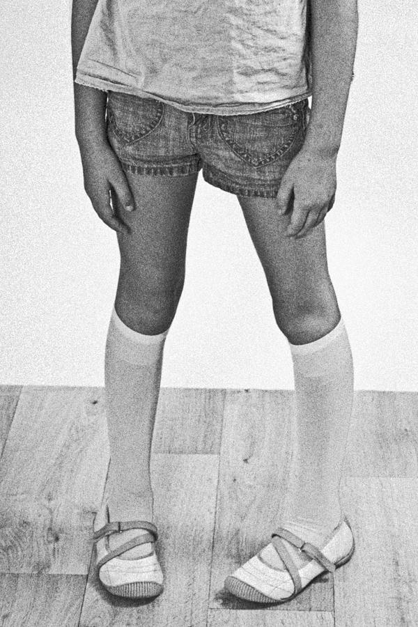 Black And White Photograph - Legs Of A Girl #2 by Joana Kruse