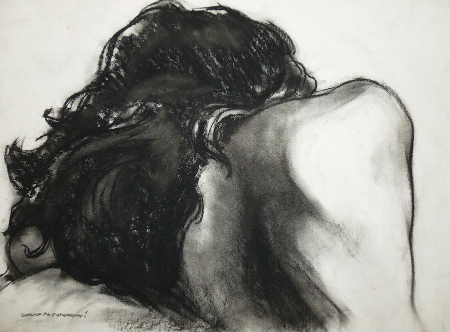 Nude Drawing - Life Drawing #2 by David Alfonsetti