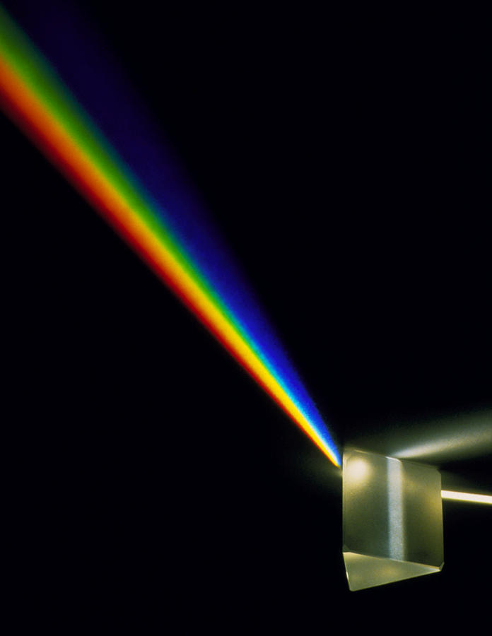 Light Passing Through Prism Photograph by David Parker - Fine Art America