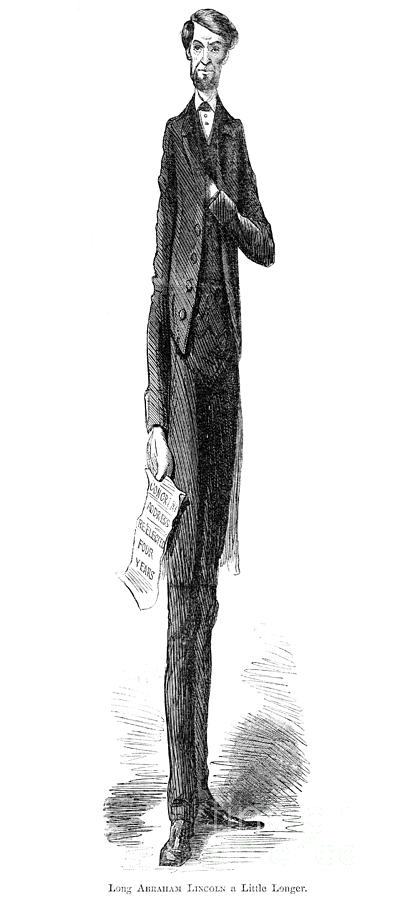 Lincoln Cartoon, 1864 #2 Photograph by Granger