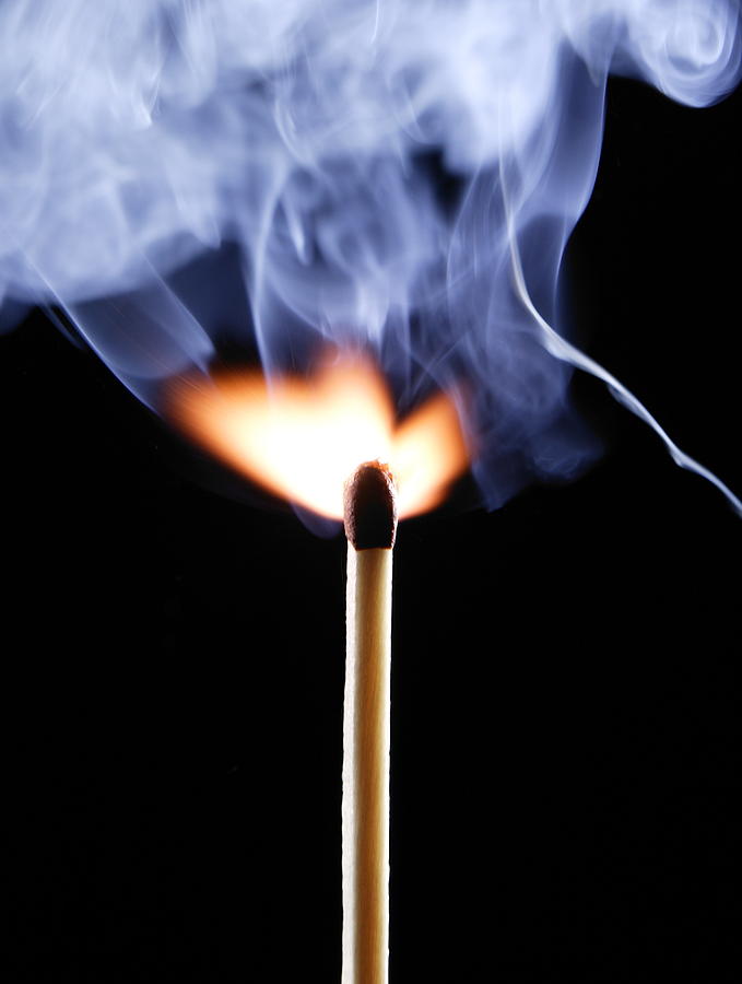 Lit Match Photograph by Mark Sykes - Fine Art America