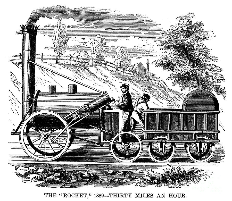 Transportation Photograph - Locomotive: Rocket, 1829 #2 by Granger