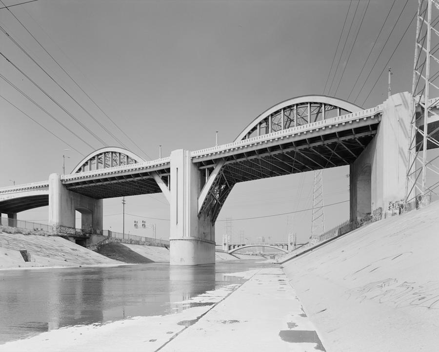 Los Angeles River And The Sixth Street #2 Photograph by Everett Los Angeles River And The Sixth Street #2 Photograph by Everett