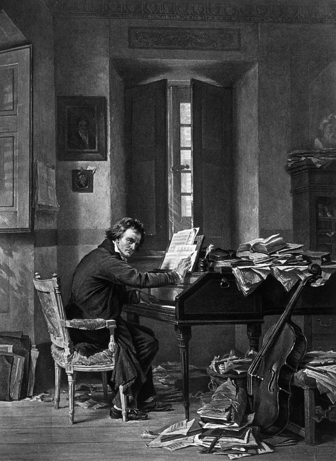 Ludwig Van Beethoven 1770-1827 #2 Photograph by Everett