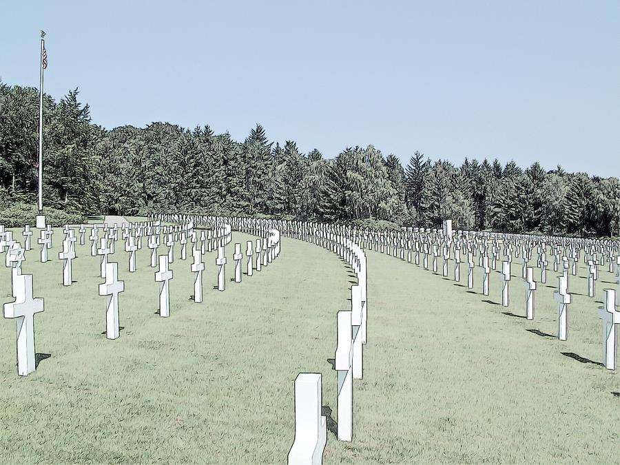 Luxembourg World War II American Cemetery  #2 Photograph by Joseph Hendrix