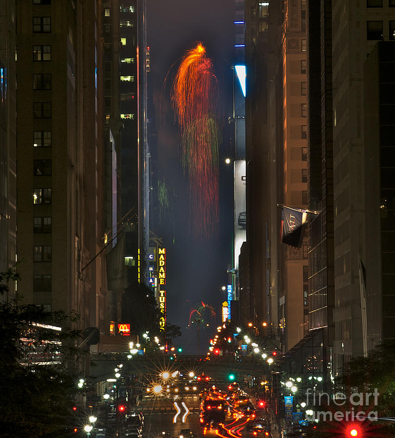 Macys Fireworks 2011 #2 Photograph by Tom Callan