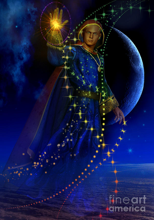 Magic Man #2 Digital Art by Shadowlea Is