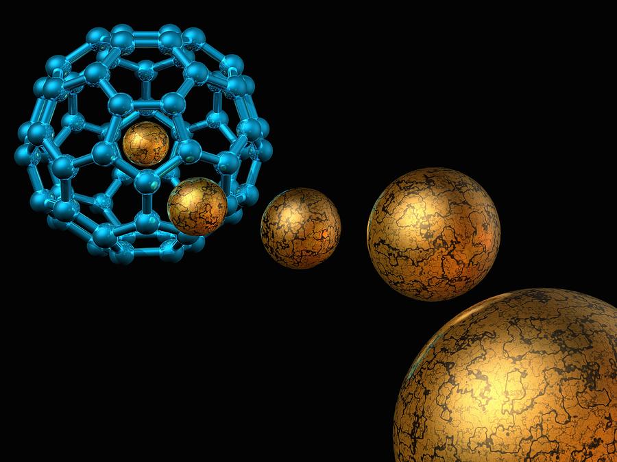 Medical Nanoparticles, Conceptual Image #2 Digital Art by Laguna Design