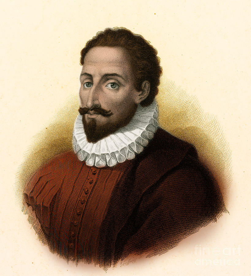 Miguel De Cervantes, Spanish Author #2 Photograph by Photo Researchers