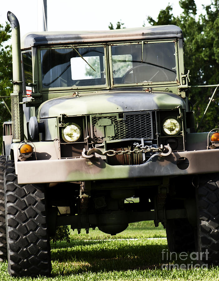 Transportation Photograph - Military truck #2 by Blink Images